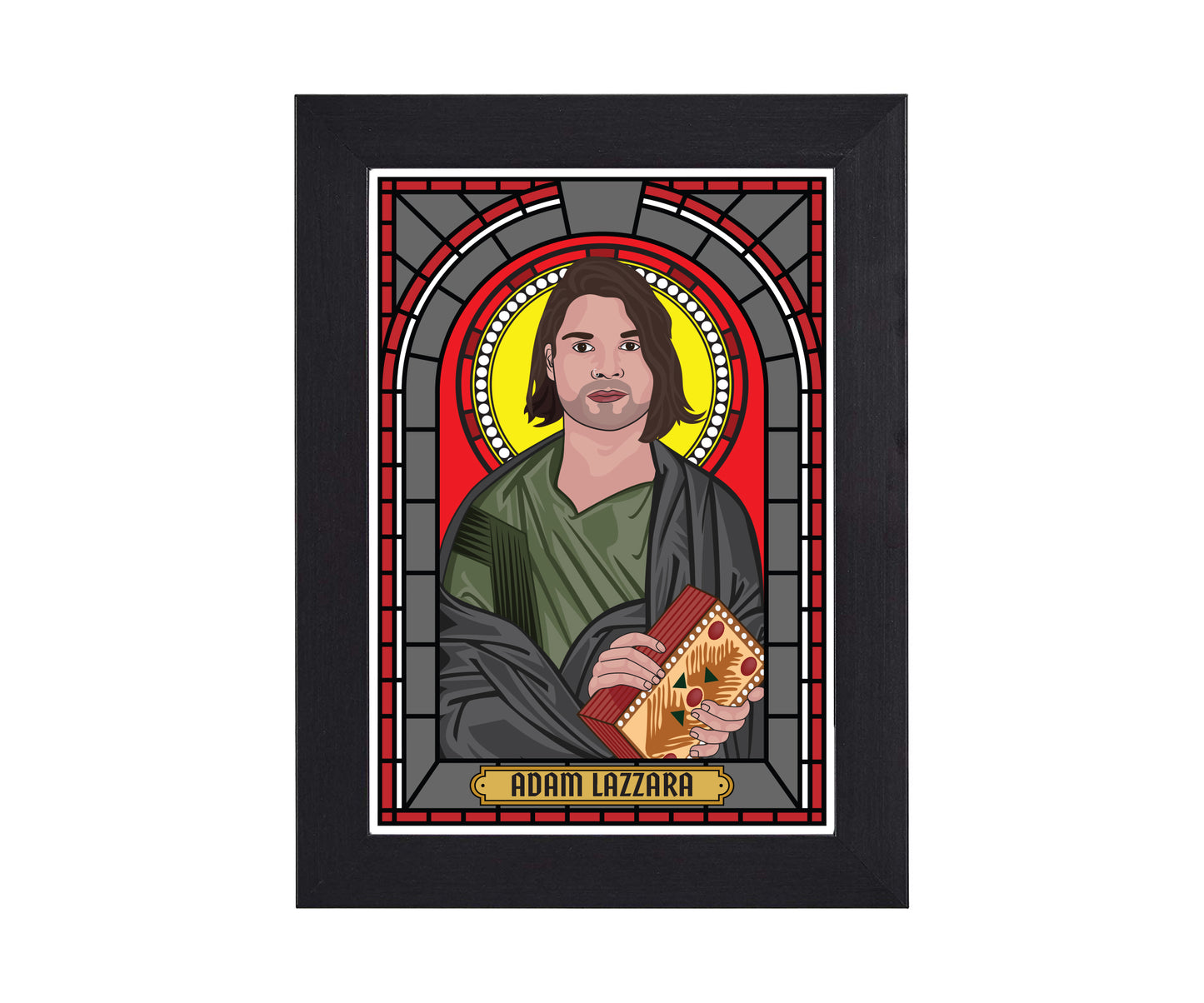Adam Lazzara Taking Back Sunday Illustrated Saint Print