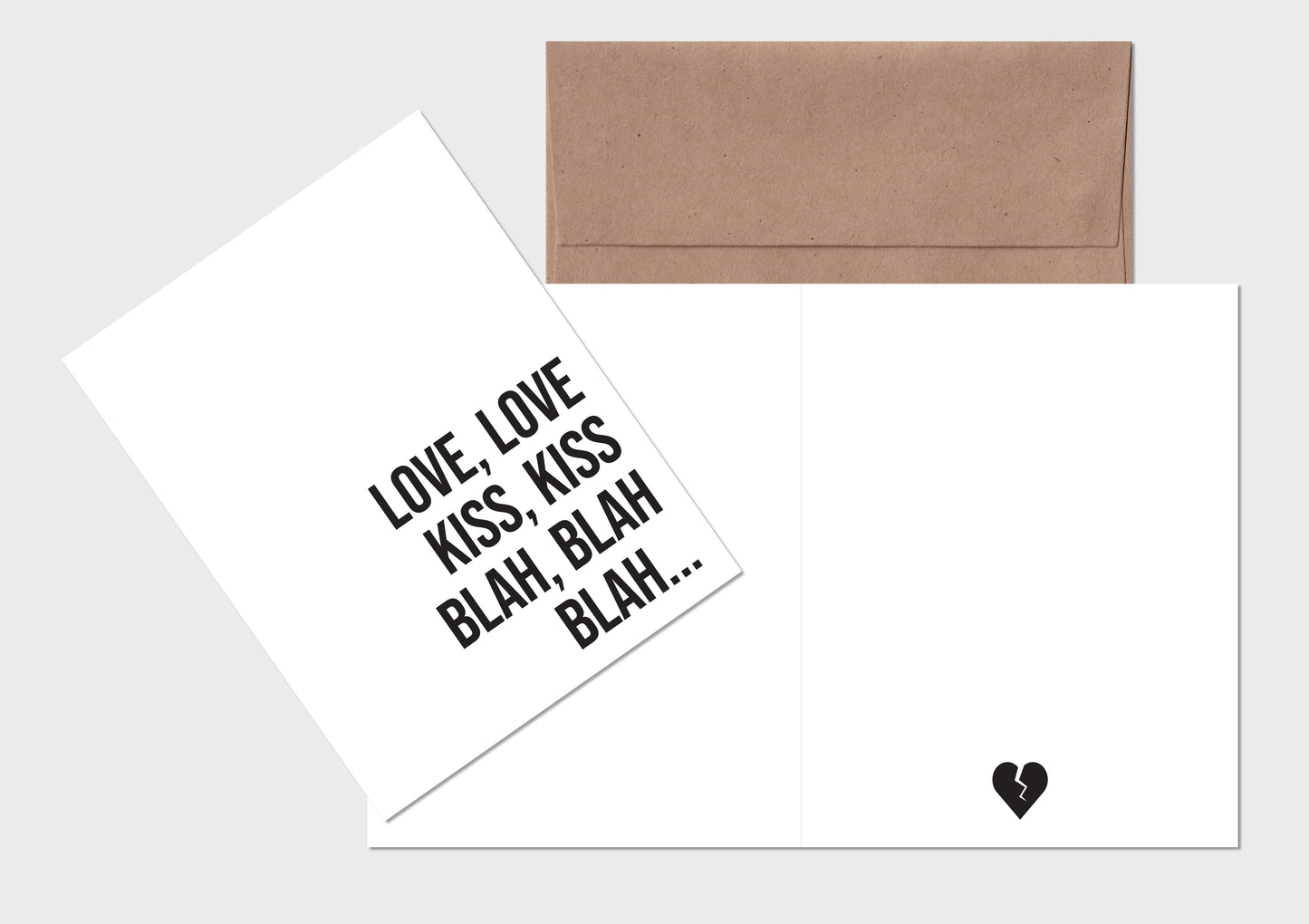 Alkaline Trio Love Love, Kiss Kiss Anti-Valentines Day Card