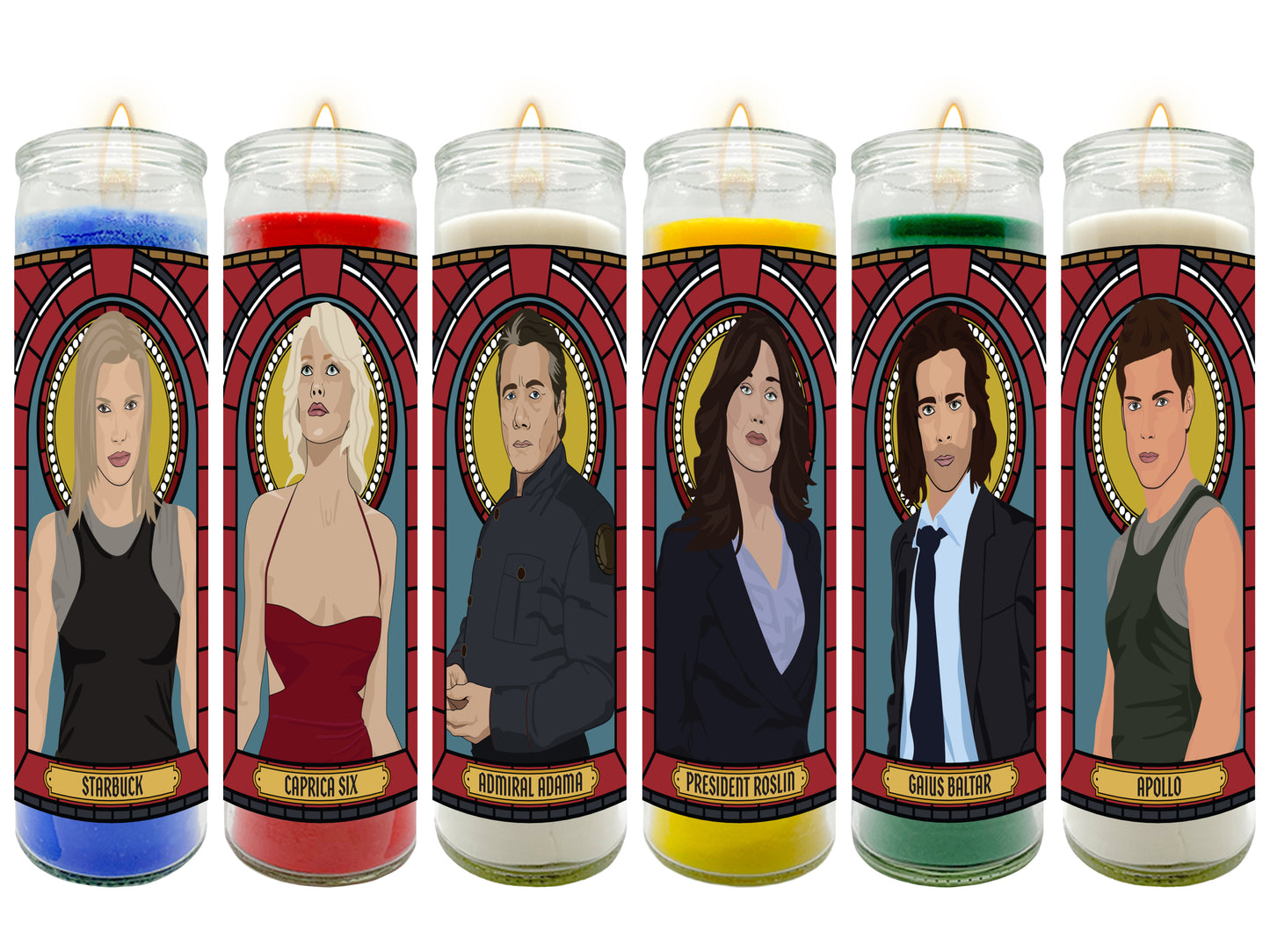 Battlestar Galactica Prayer Candle Series
