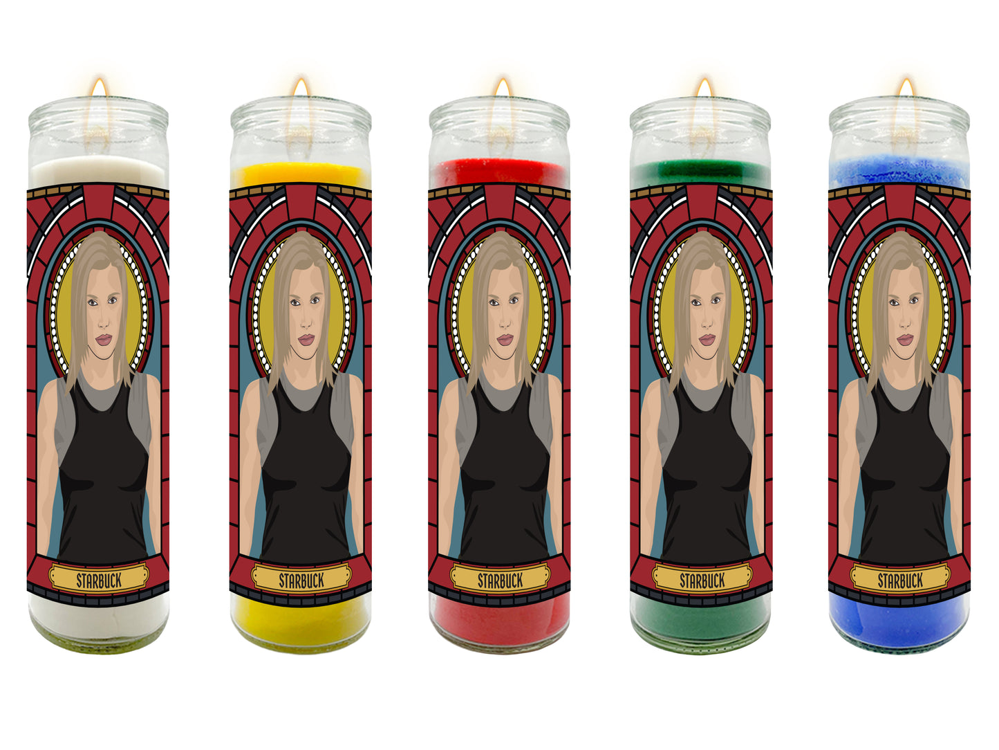Battlestar Galactica Prayer Candle Series