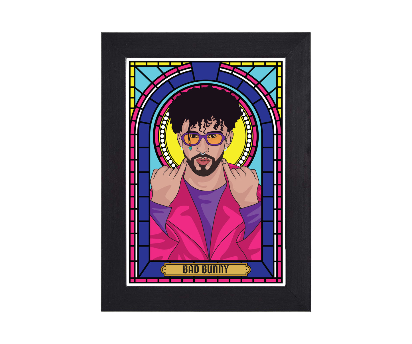 Bad Bunny Illustrated Saint Print