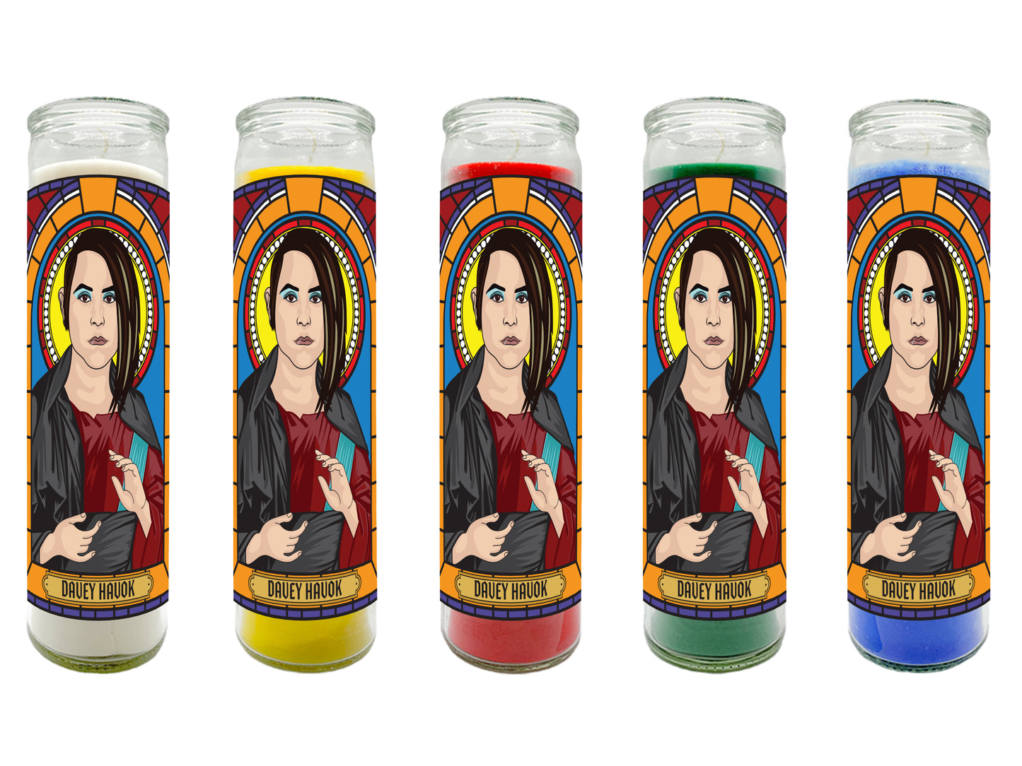 Davey Havok AFI Illustrated Prayer Candle