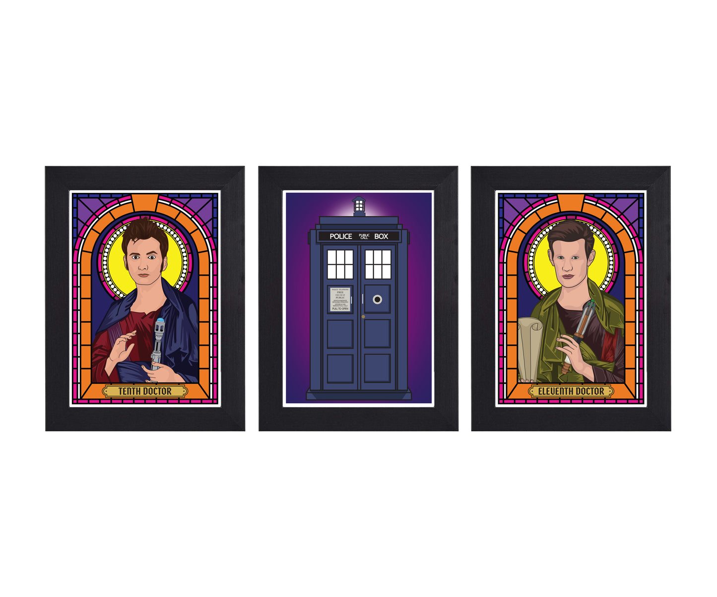 The Doctor Illustrated Saint Print Series