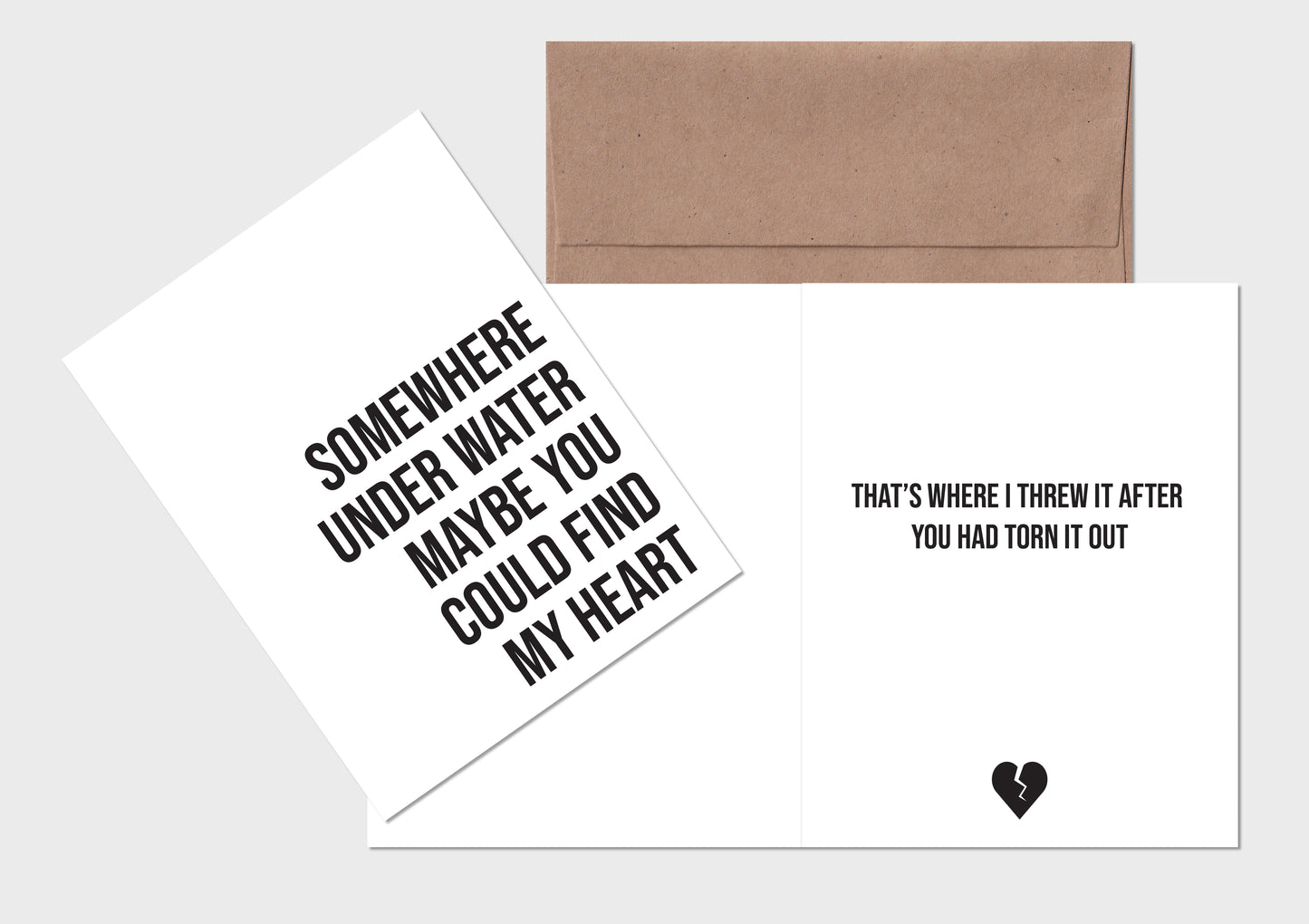 Saves The Day Holly Hox, Forget Me Nots Anti-Valentines Day Card
