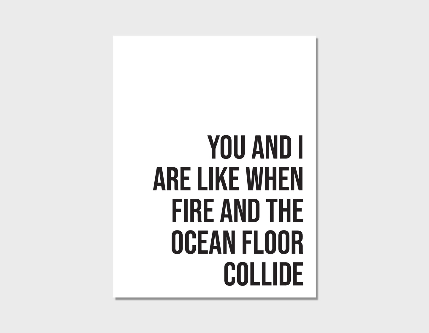 Saves the Day Rocks Tonic Juice Magic Valentines Day Card