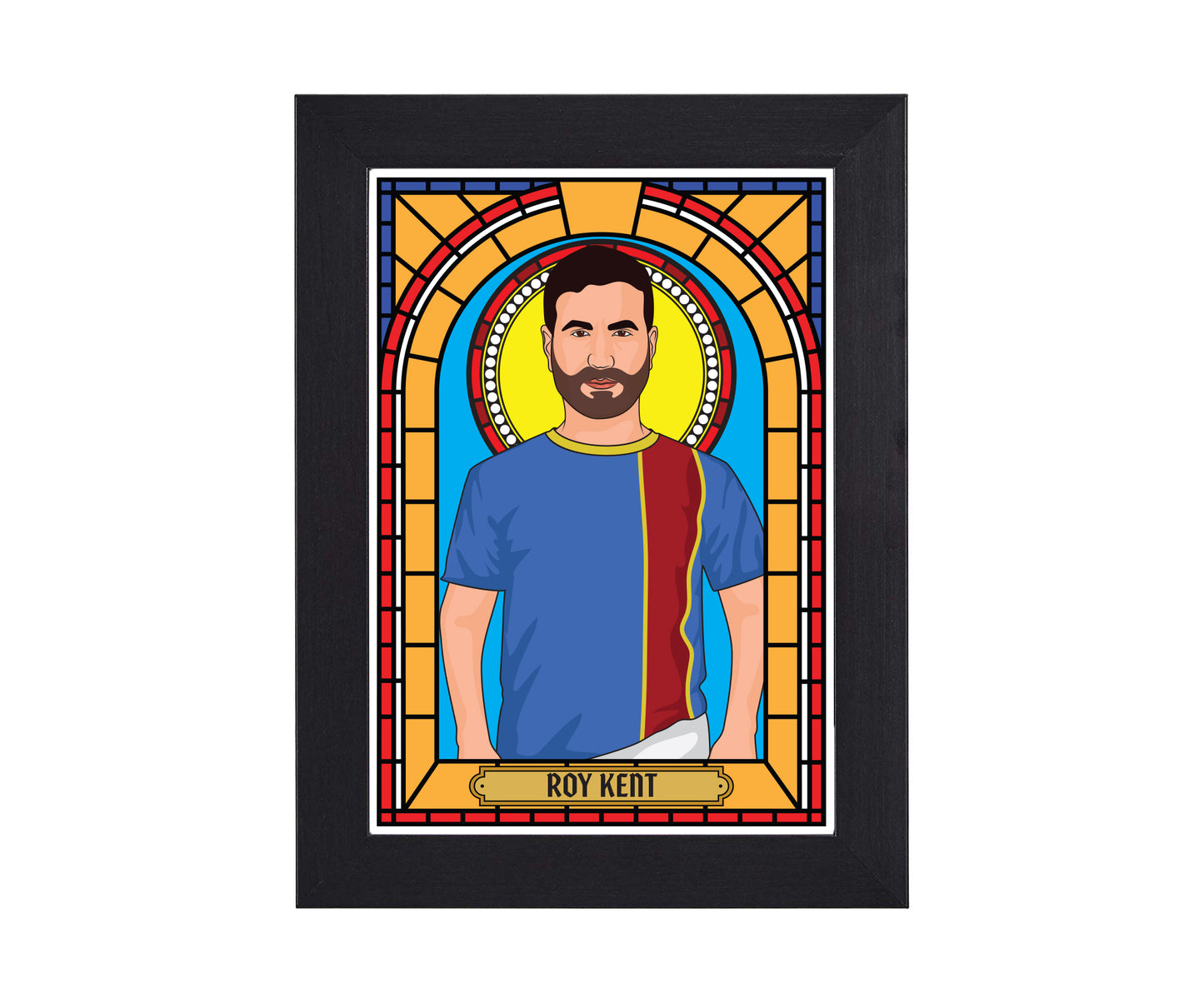 Ted Lasso and Roy Kent Illustrated Saint Print Series