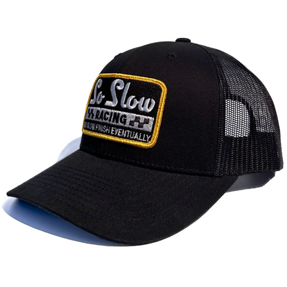 So Slow Racing Snap Back Mesh Trucker Hat