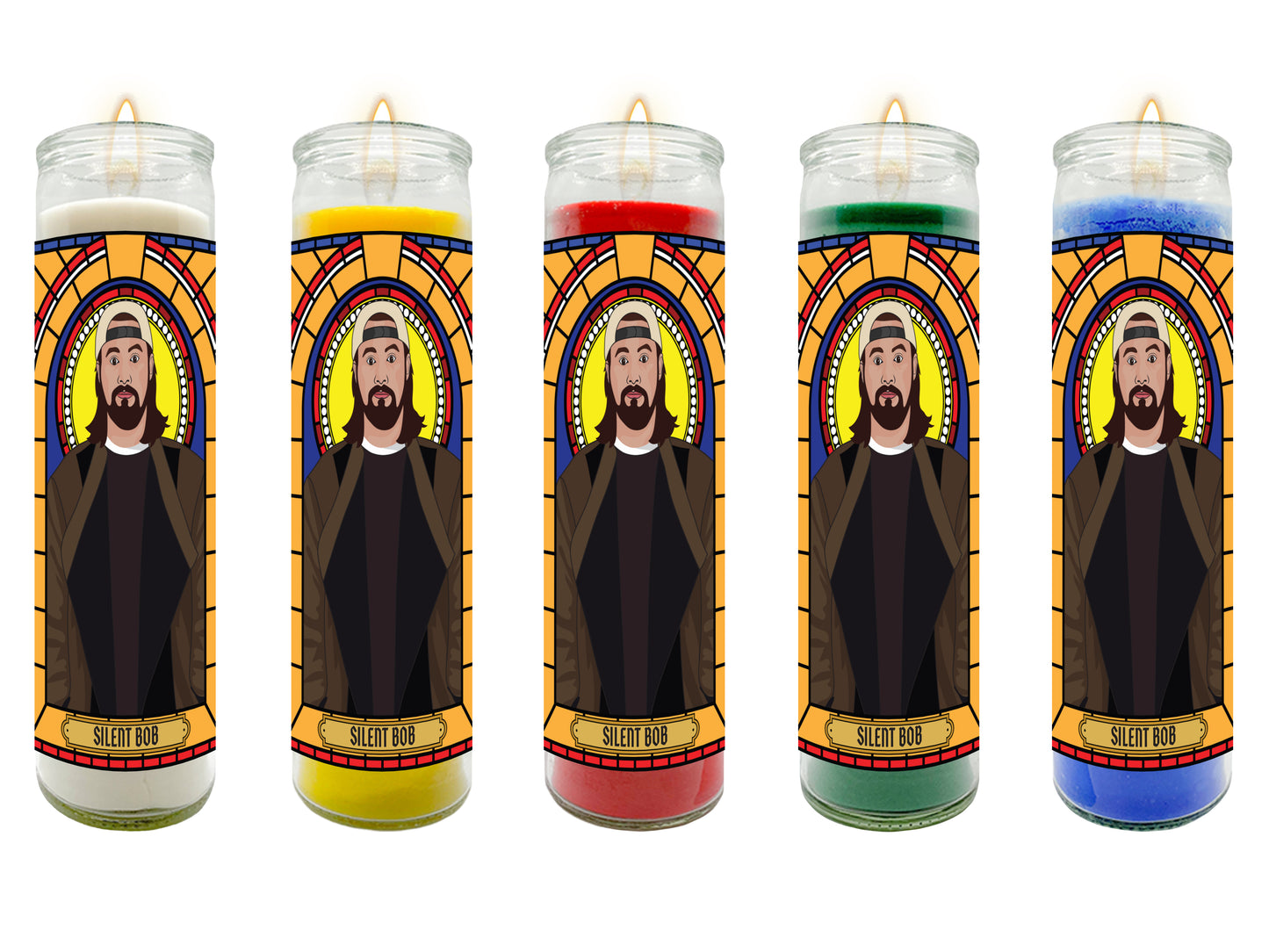 Jay and Silent Bob Illustrated Prayer Candle Series