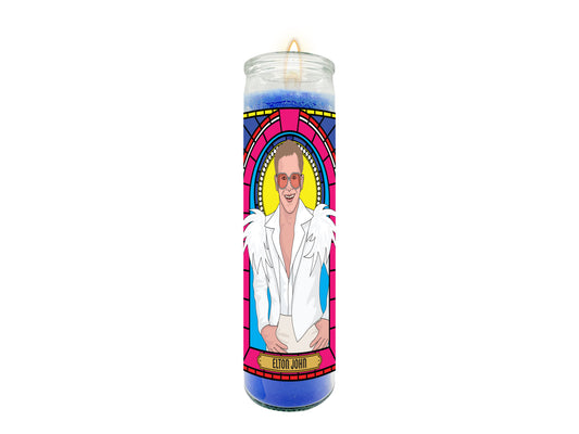 Elton John Illustrated Prayer Candle