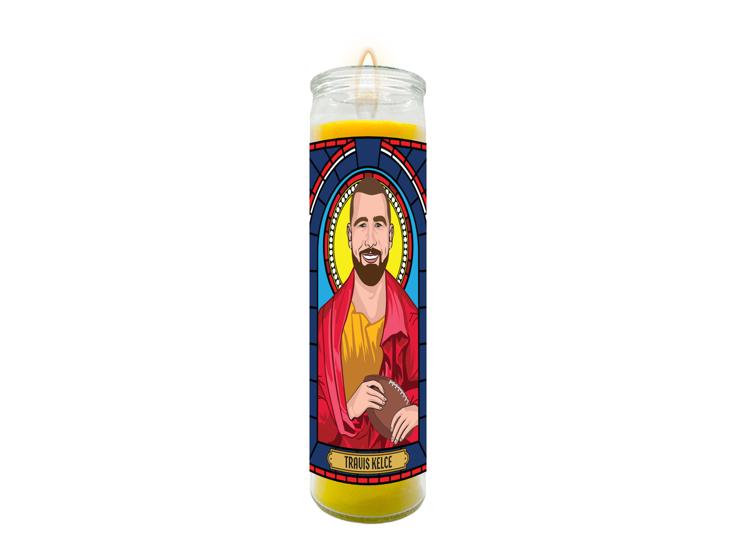 Travis Kelce Prayer Candle