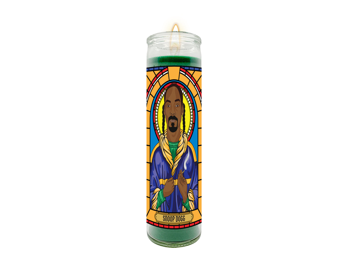 Snoop Dogg Illustrated Prayer Candle