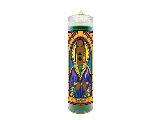 Snoop Dogg Illustrated Prayer Candle