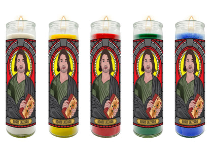 Adam Lazzara Taking Back Sunday Illustrated Prayer Candle