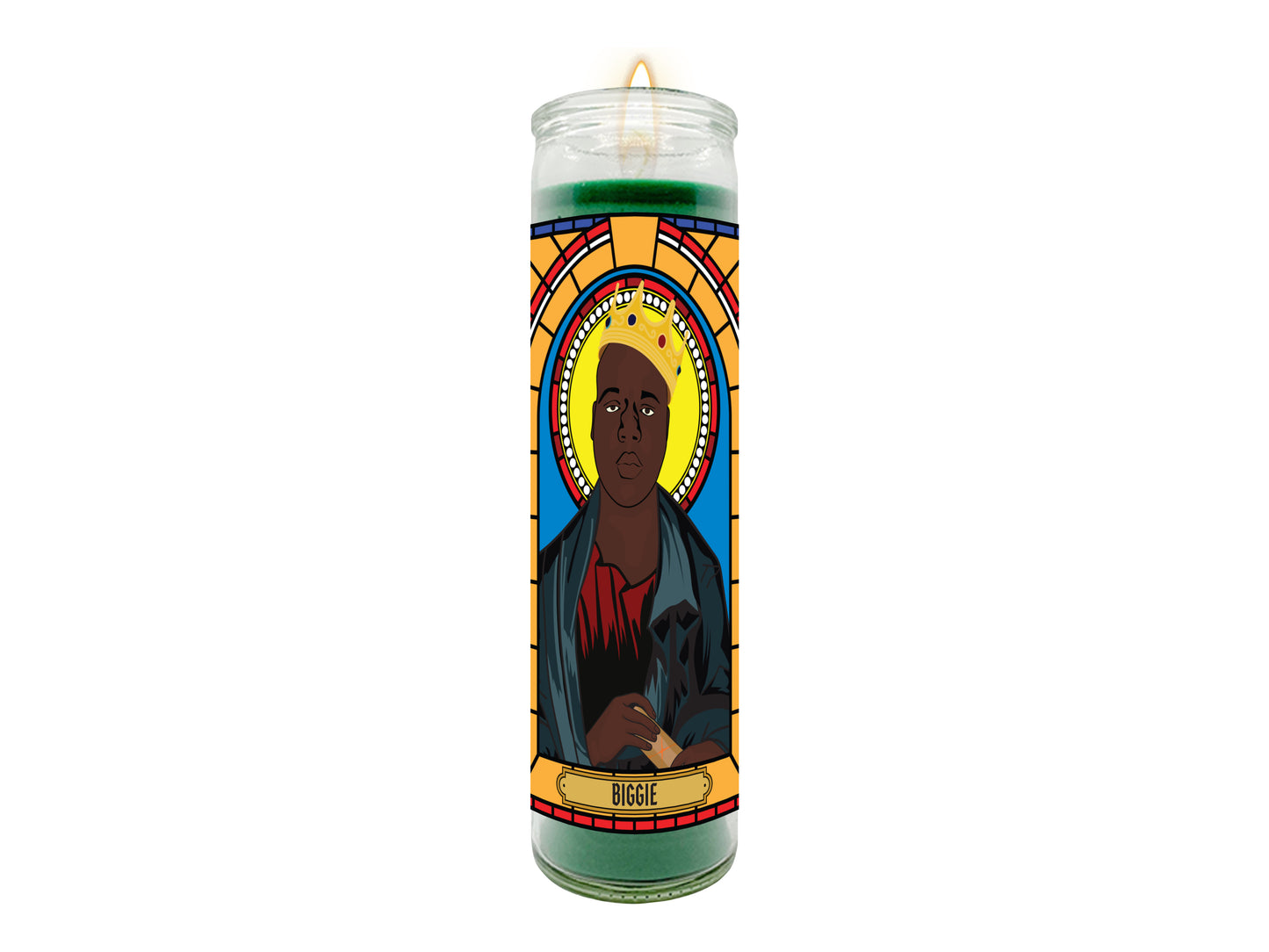 Notorious BIG Illustrated Prayer Candle