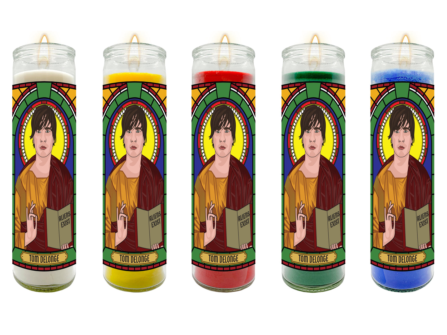 Blink 182 Prayer Illustrated Candle Series