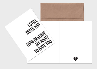 Brand New Jude Law  Anti-Valentines Day Card