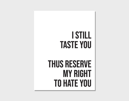 Brand New Jude Law  Anti-Valentines Day Card