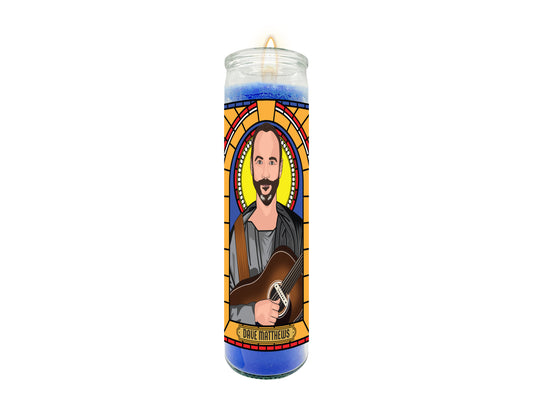 Dave Mathews Illustrated Prayer Candle