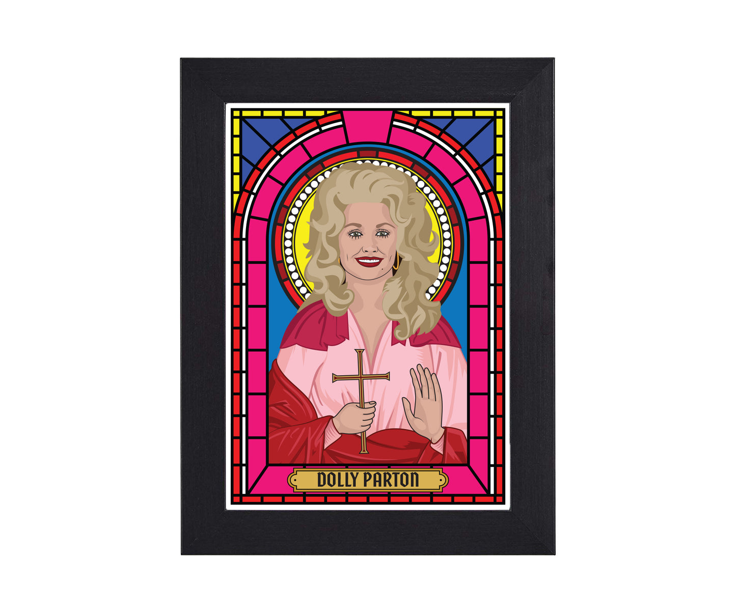 Dolly Parton Illustrated Saint Print