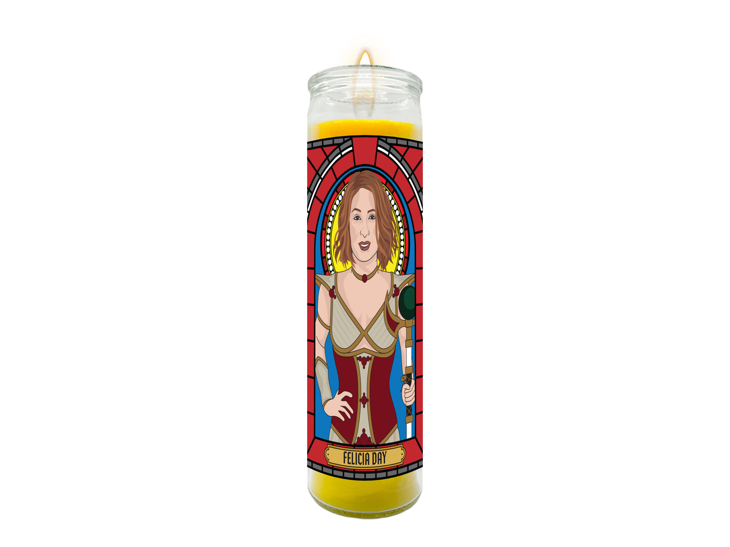 Felicia Day Codex The Guild Illustrated Prayer Candle