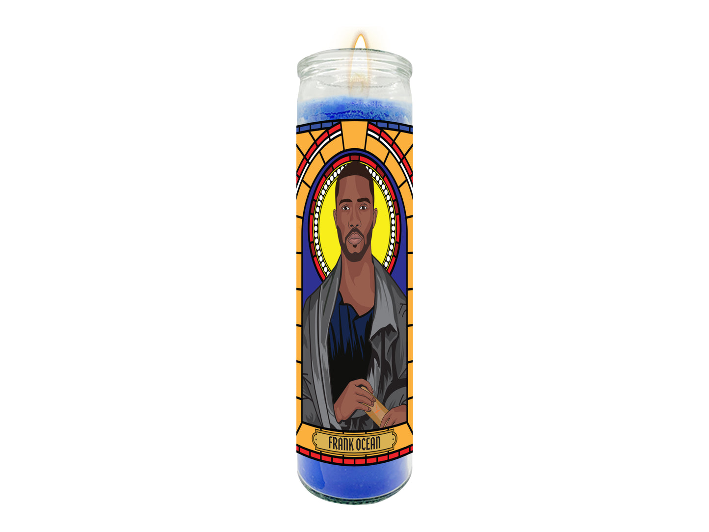 Frank Ocean Illustrated Prayer Candle