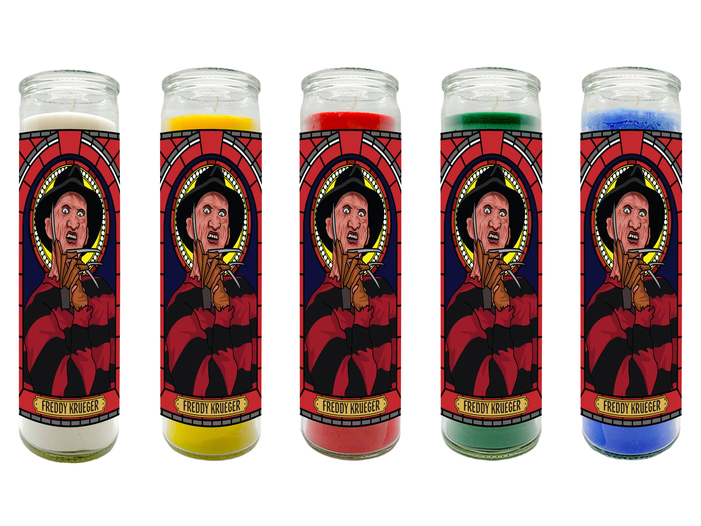 Horror Movie Villans Prayer Candle Series