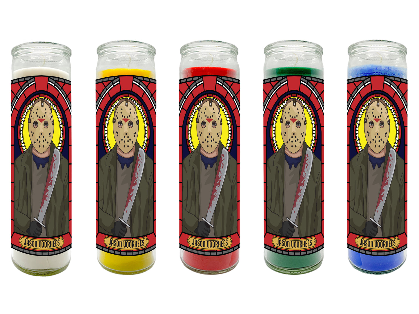 Horror Movie Villans Prayer Candle Series