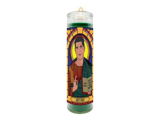 Joey Diaz Illustrated Prayer Candle