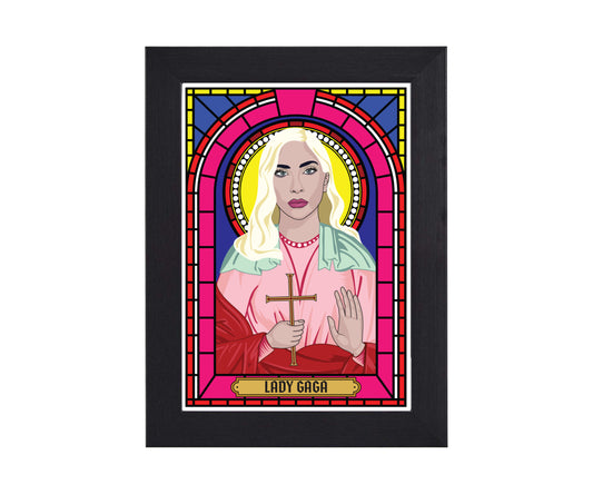 Lady Gaga Illustrated Saint Print