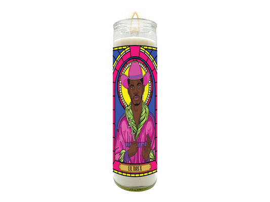 Lil Nas X Illustrated  Prayer Candle