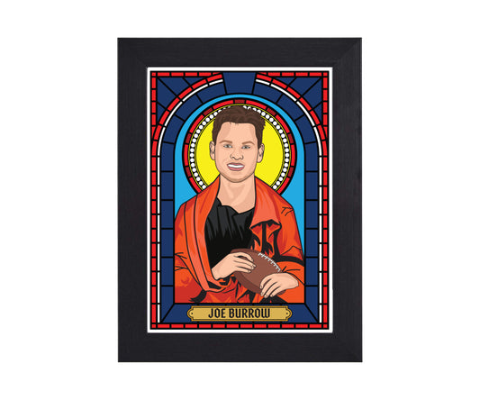 Joe Burrow Illustrated Saint Print