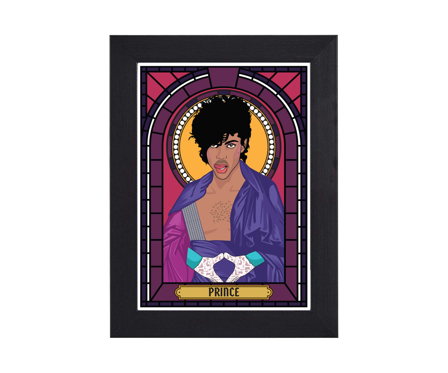 Prince Illustrated Saint Print