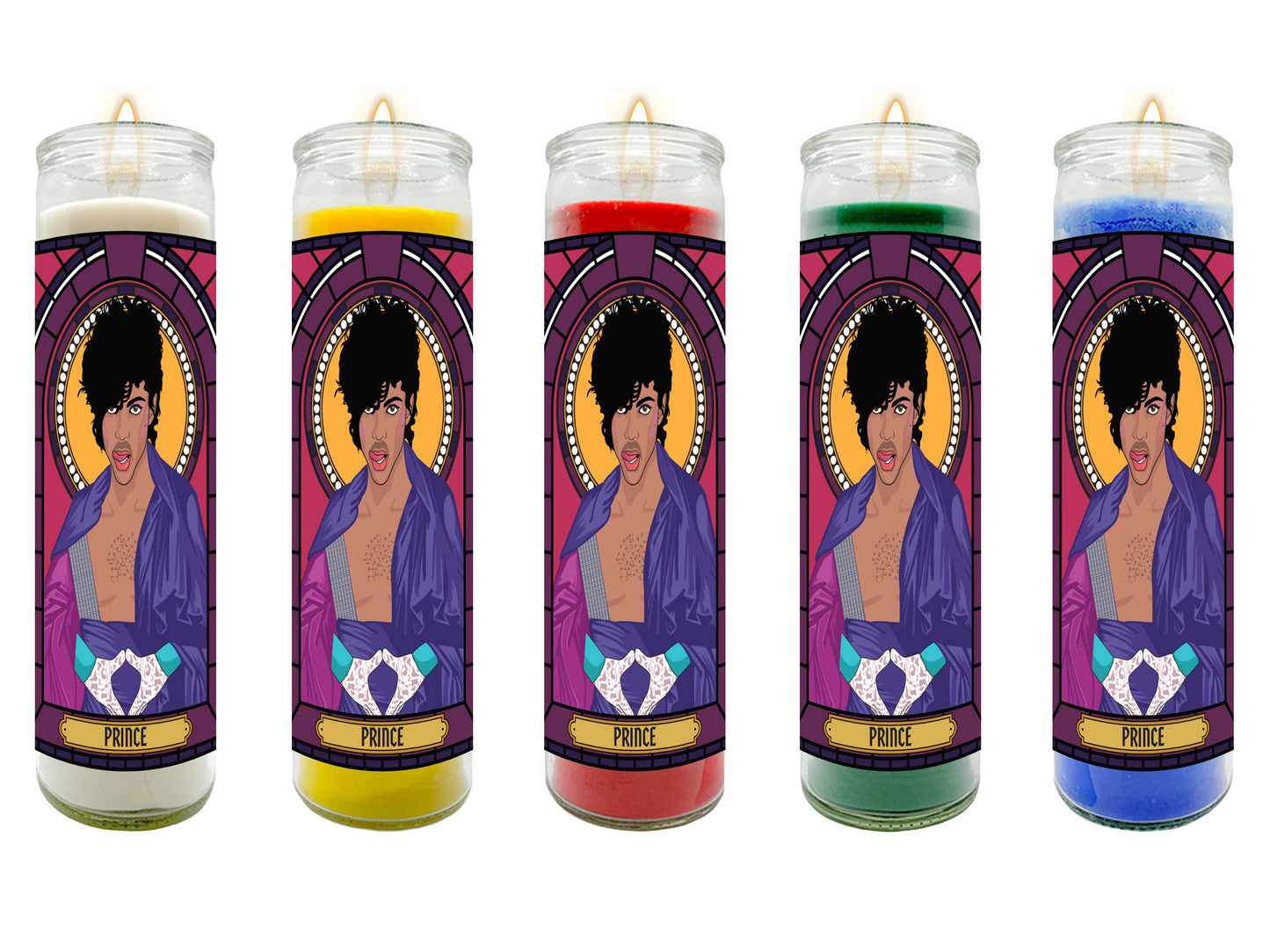 Prince Illustrated Prayer Candle