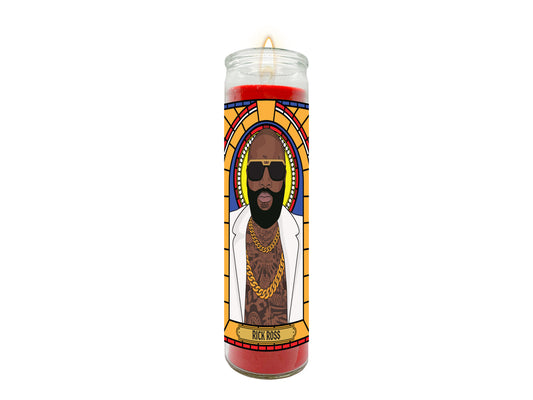 Rick Ross Illustrated Prayer Candle