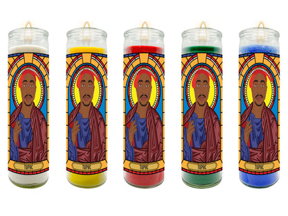 Tupac Shakur Illustrated Prayer Candle